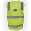 JB's Hi Vis (D+N) Zip Safety Vest Thumbnail