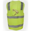 JB's Hi Vis (D+N) Zip Safety Vest Thumbnail
