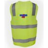 JB's Hi Vis (D+N) Zip Safety Vest Thumbnail