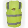 JB's Hi Vis (D+N) Zip Safety Vest Thumbnail