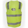 JB's Hi Vis (D+N) Zip Safety Vest Thumbnail