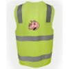 JB's Hi Vis (D+N) Zip Safety Vest Thumbnail
