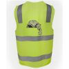 JB's Hi Vis (D+N) Zip Safety Vest Thumbnail