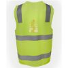 JB's Hi Vis (D+N) Zip Safety Vest Thumbnail