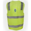 JB's Hi Vis (D+N) Zip Safety Vest Thumbnail