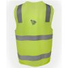 JB's Hi Vis (D+N) Zip Safety Vest Thumbnail
