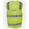 JB's Hi Vis (D+N) Zip Safety Vest Thumbnail