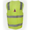 JB's Hi Vis (D+N) Zip Safety Vest Thumbnail