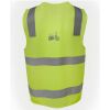 JB's Hi Vis (D+N) Zip Safety Vest Thumbnail