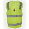 JB's Hi Vis (D+N) Zip Safety Vest Thumbnail