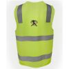 JB's Hi Vis (D+N) Zip Safety Vest Thumbnail