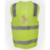 JB's Hi Vis (D+N) Zip Safety Vest Thumbnail