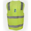JB's Hi Vis (D+N) Zip Safety Vest Thumbnail
