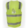 JB's Hi Vis (D+N) Zip Safety Vest Thumbnail
