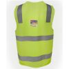 JB's Hi Vis (D+N) Zip Safety Vest Thumbnail