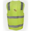 JB's Hi Vis (D+N) Zip Safety Vest Thumbnail