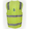 JB's Hi Vis (D+N) Zip Safety Vest Thumbnail