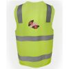 JB's Hi Vis (D+N) Zip Safety Vest Thumbnail