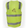 JB's Hi Vis (D+N) Zip Safety Vest Thumbnail