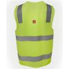 JB's Hi Vis (D+N) Zip Safety Vest Thumbnail