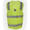 JB's Hi Vis (D+N) Zip Safety Vest Thumbnail