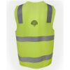 JB's Hi Vis (D+N) Zip Safety Vest Thumbnail