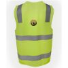 JB's Hi Vis (D+N) Zip Safety Vest Thumbnail
