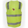 JB's Hi Vis (D+N) Zip Safety Vest Thumbnail