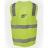 JB's Hi Vis (D+N) Zip Safety Vest Thumbnail