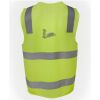 JB's Hi Vis (D+N) Zip Safety Vest Thumbnail