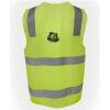 JB's Hi Vis (D+N) Zip Safety Vest Thumbnail