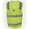 JB's Hi Vis (D+N) Zip Safety Vest Thumbnail