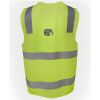 JB's Hi Vis (D+N) Zip Safety Vest Thumbnail