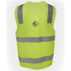 JB's Hi Vis (D+N) Zip Safety Vest Thumbnail