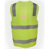 JB's Hi Vis (D+N) Zip Safety Vest Thumbnail