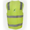 JB's Hi Vis (D+N) Zip Safety Vest Thumbnail