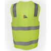 JB's Hi Vis (D+N) Zip Safety Vest Thumbnail