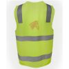 JB's Hi Vis (D+N) Zip Safety Vest Thumbnail
