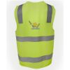 JB's Hi Vis (D+N) Zip Safety Vest Thumbnail