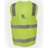 JB's Hi Vis (D+N) Zip Safety Vest Thumbnail