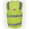 JB's Hi Vis (D+N) Zip Safety Vest Thumbnail