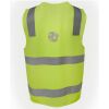 JB's Hi Vis (D+N) Zip Safety Vest Thumbnail