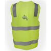 JB's Hi Vis (D+N) Zip Safety Vest Thumbnail