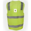 JB's Hi Vis (D+N) Zip Safety Vest Thumbnail