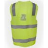 JB's Hi Vis (D+N) Zip Safety Vest Thumbnail