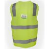 JB's Hi Vis (D+N) Zip Safety Vest Thumbnail