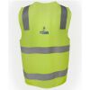 JB's Hi Vis (D+N) Zip Safety Vest Thumbnail