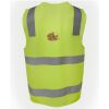 JB's Hi Vis (D+N) Zip Safety Vest Thumbnail