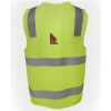 JB's Hi Vis (D+N) Zip Safety Vest Thumbnail