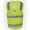 JB's Hi Vis (D+N) Zip Safety Vest Thumbnail